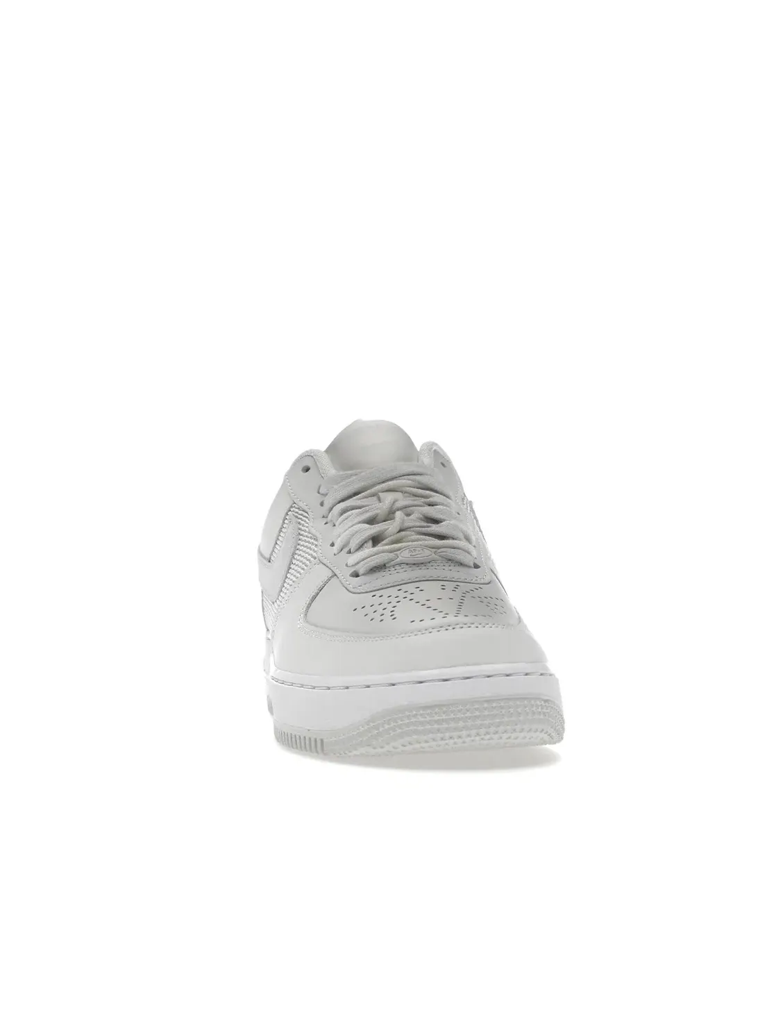 Мужские кроссовки с премиальной кожи Nike Air Force 1 Low SP Slam Jam — изображение 2 из 4, белый/белый
