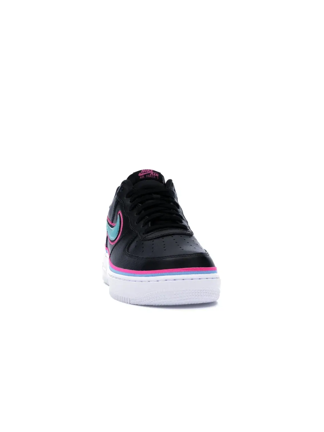 Мужские кроссовки с цветными акцентами Nike Air Force 1 Low Sport — изображение 2 из 4, черный/синий--белый