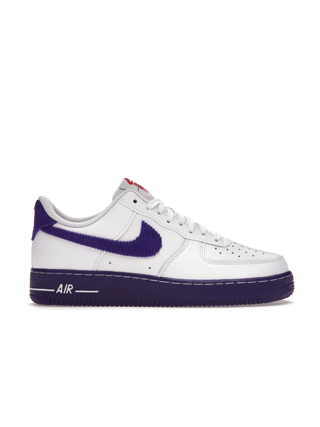 Мужские кроссовки с низким профилем Nike Air Force 1 Low — изображение 1 из 4, белый/фиолетовый/красный