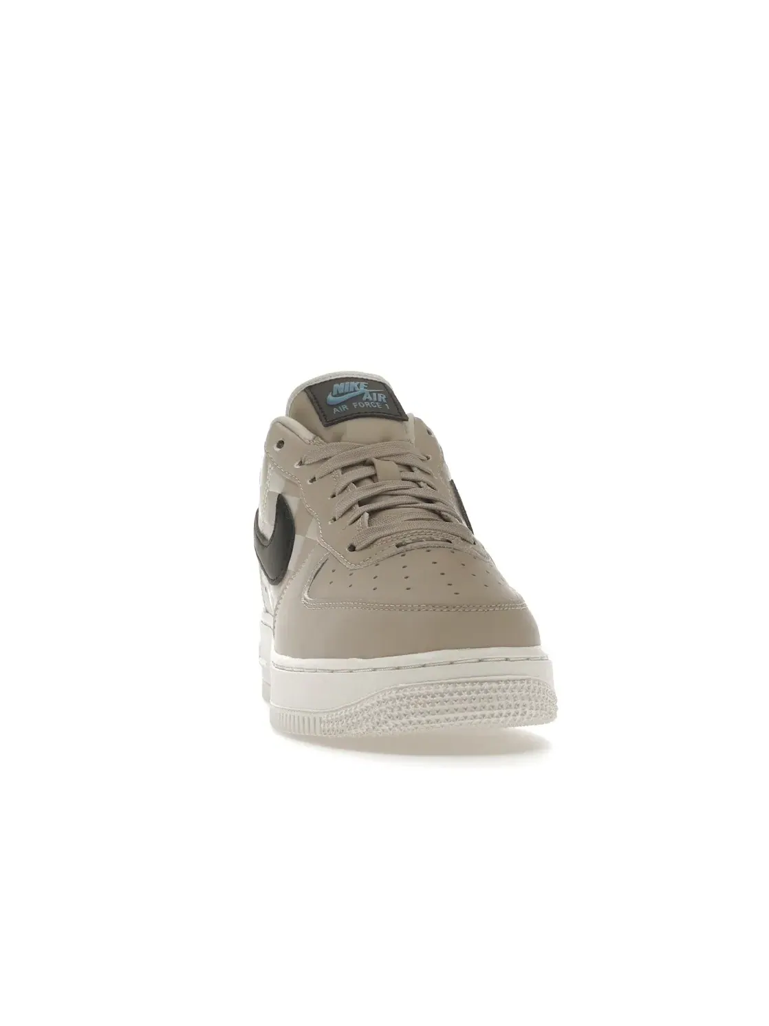 Мужские кроссовки Lifestyle с принтом Air Force 1 Low Nike — изображение 2 из 4, кремовый/черный--черный