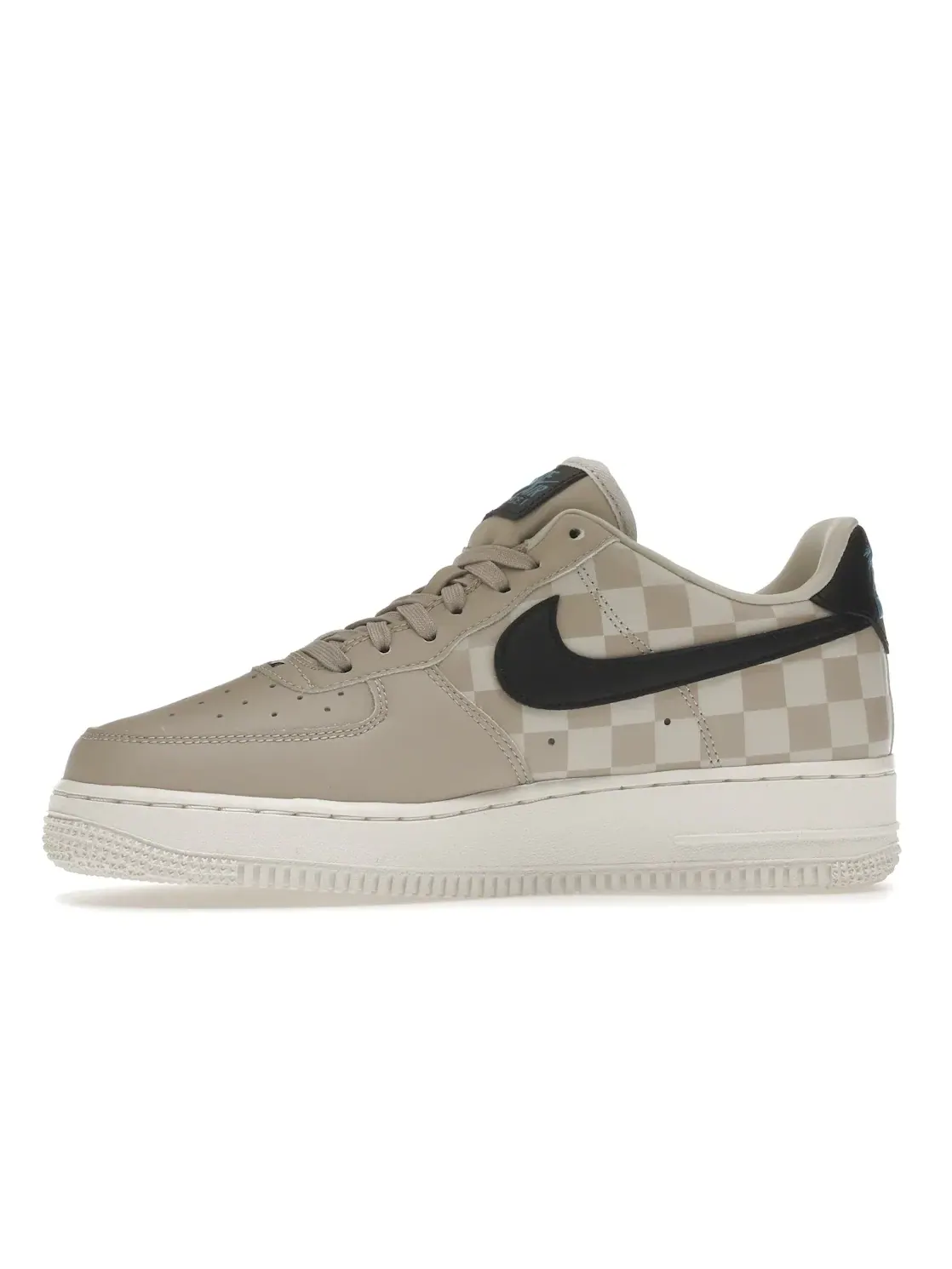 Мужские кроссовки Lifestyle с принтом Air Force 1 Low Nike — изображение 3 из 4, кремовый/черный--черный