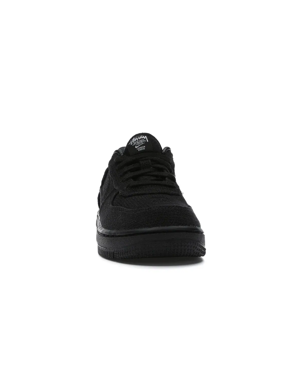 Детские кроссовки Lifestyle с брендовым логотипом Nike Air Force 1 Low Stussy Black — изображение 2 из 4