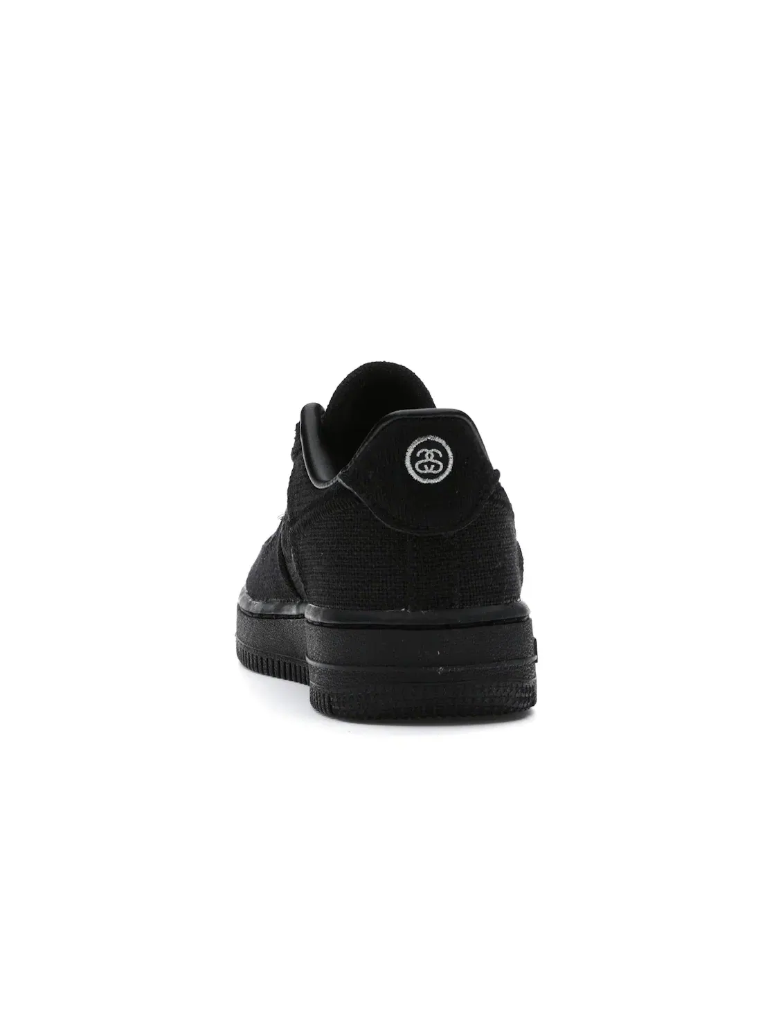 Детские кроссовки Lifestyle с брендовым логотипом Nike Air Force 1 Low Stussy Black — изображение 4 из 4
