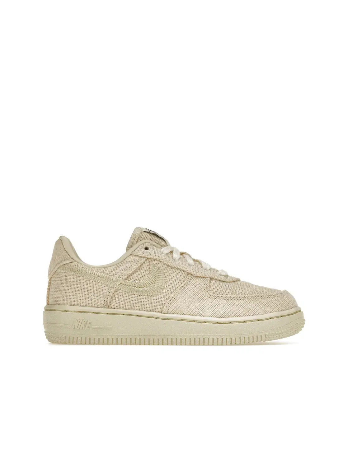 Детские кроссовки Lifestyle с низким верхом Nike Air Force 1 Low Stussy Fossil — изображение 1 из 4, прозрачный
