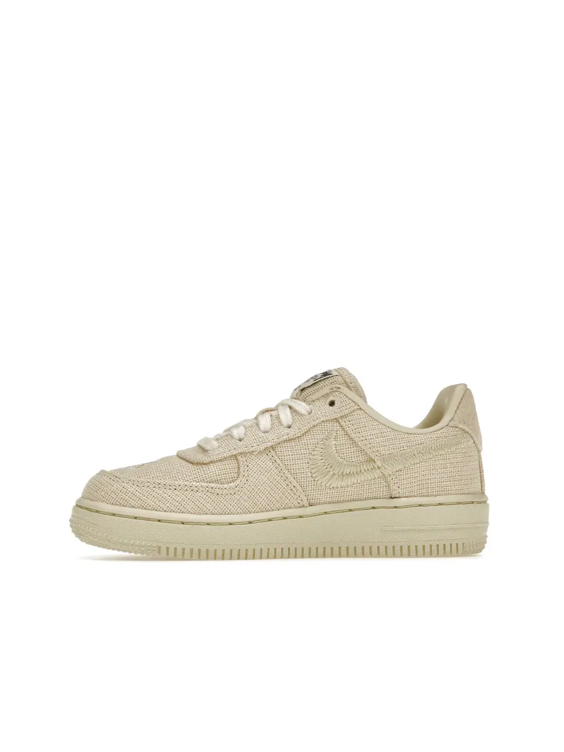 Детские кроссовки Lifestyle с низким верхом Nike Air Force 1 Low Stussy Fossil — изображение 3 из 4, прозрачный