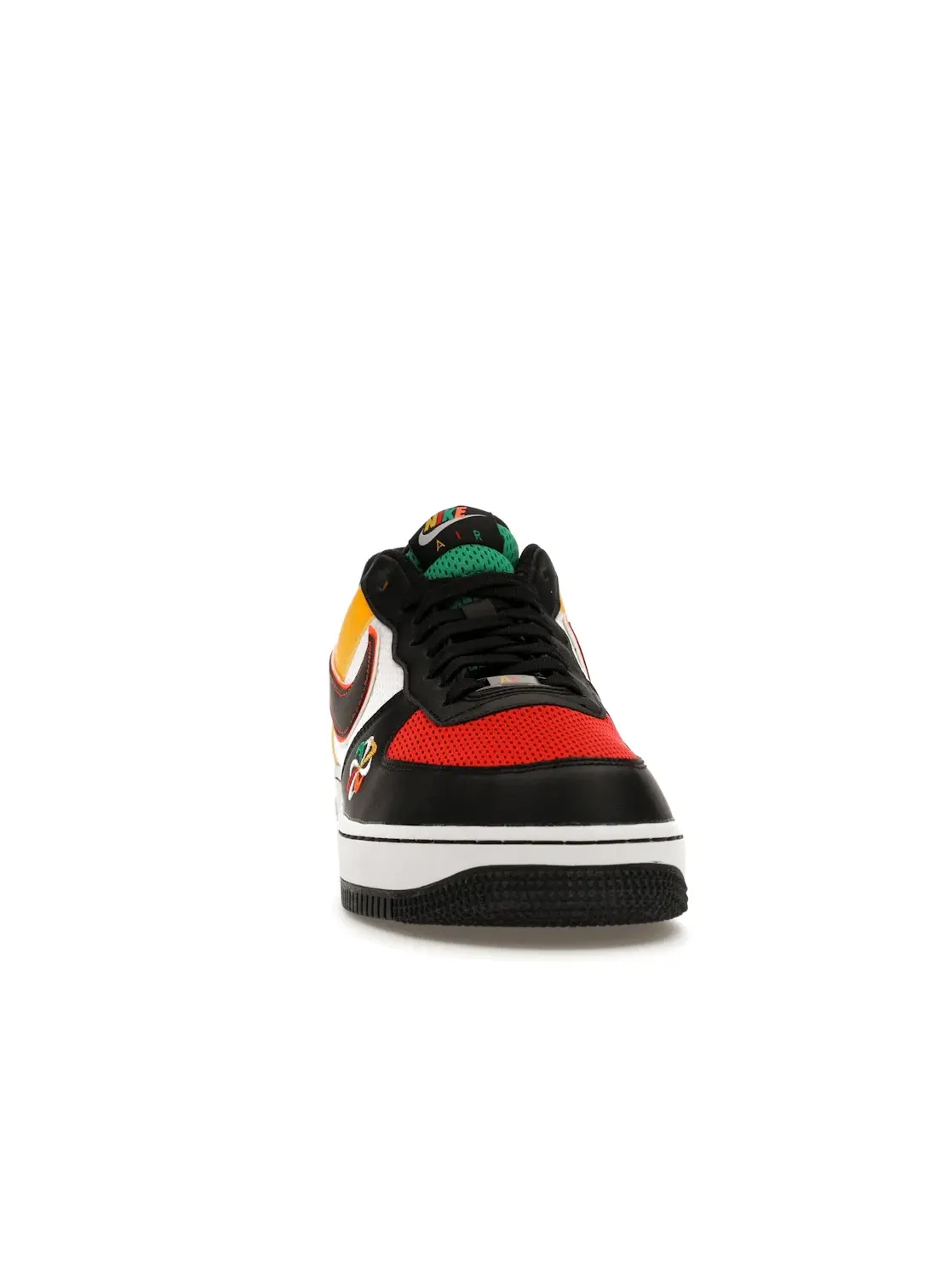 Мужские кроссовки Lifestyle Nike Air Force 1 Low — изображение 2 из 4, белый/черный-зеленый