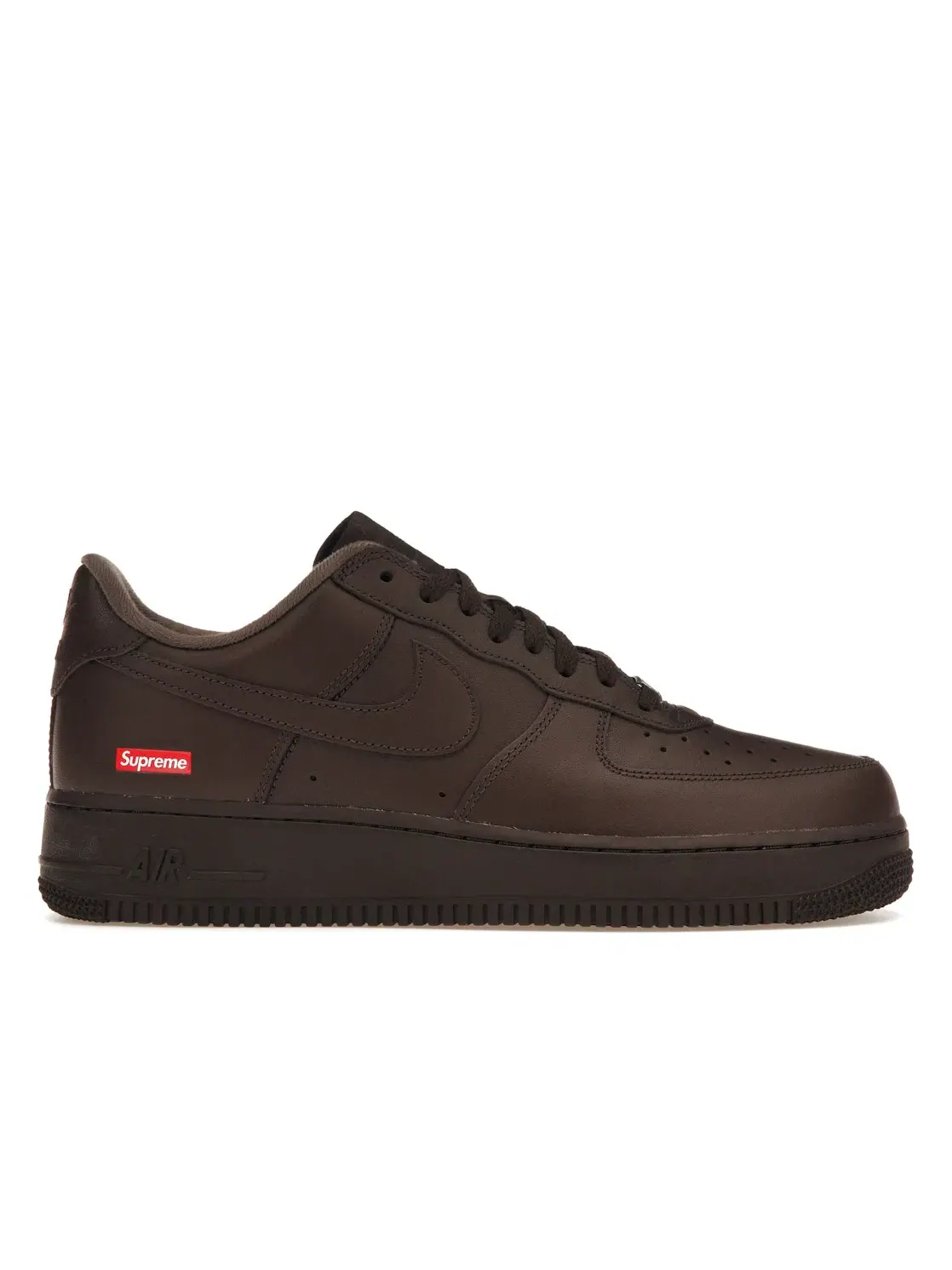 Мужские кроссовки Lifestyle Nike Air Force 1 Low Supreme Baroque Brown — изображение 1 из 4, коричневый