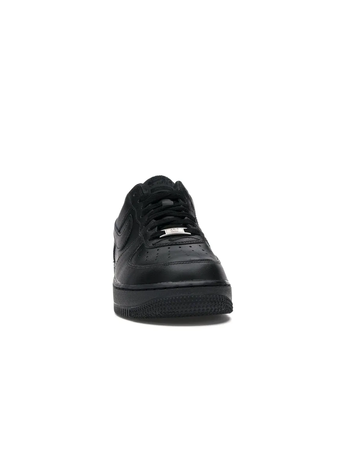 Мужские кроссовки кожаные Nike Air Force 1 Low Supreme — изображение 2 из 4, черный/черный-черный