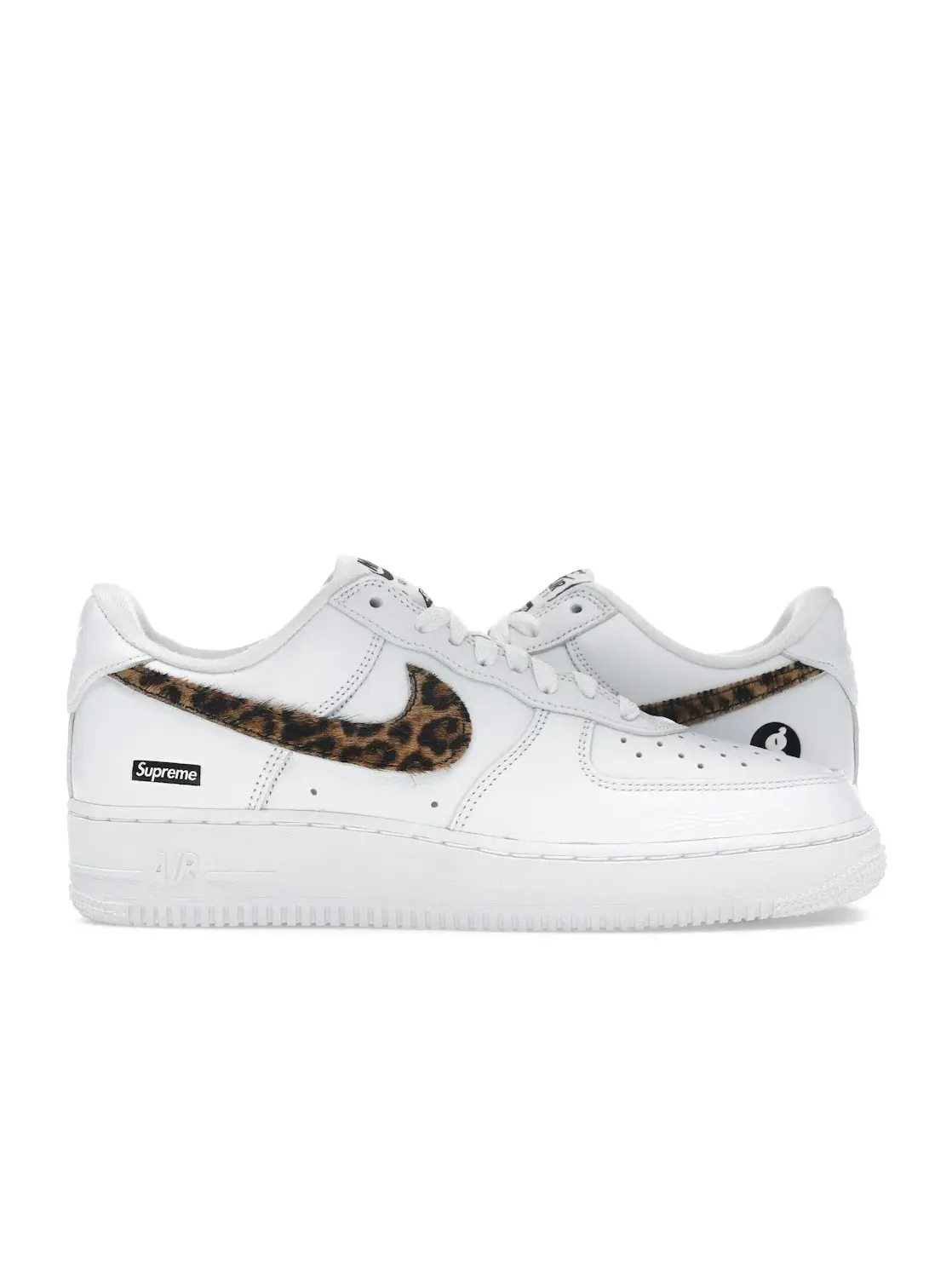 Мужские кроссовки кожаные Nike Air Force 1 Low Supreme GOODENOUGH — изображение 1 из 4, белый/мульти