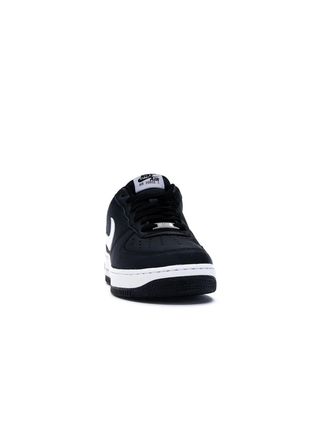 Мужские кроссовки кожаные Nike Air Force 1 Low Supreme x Comme des Garçons — изображение 2 из 4, черный/белый