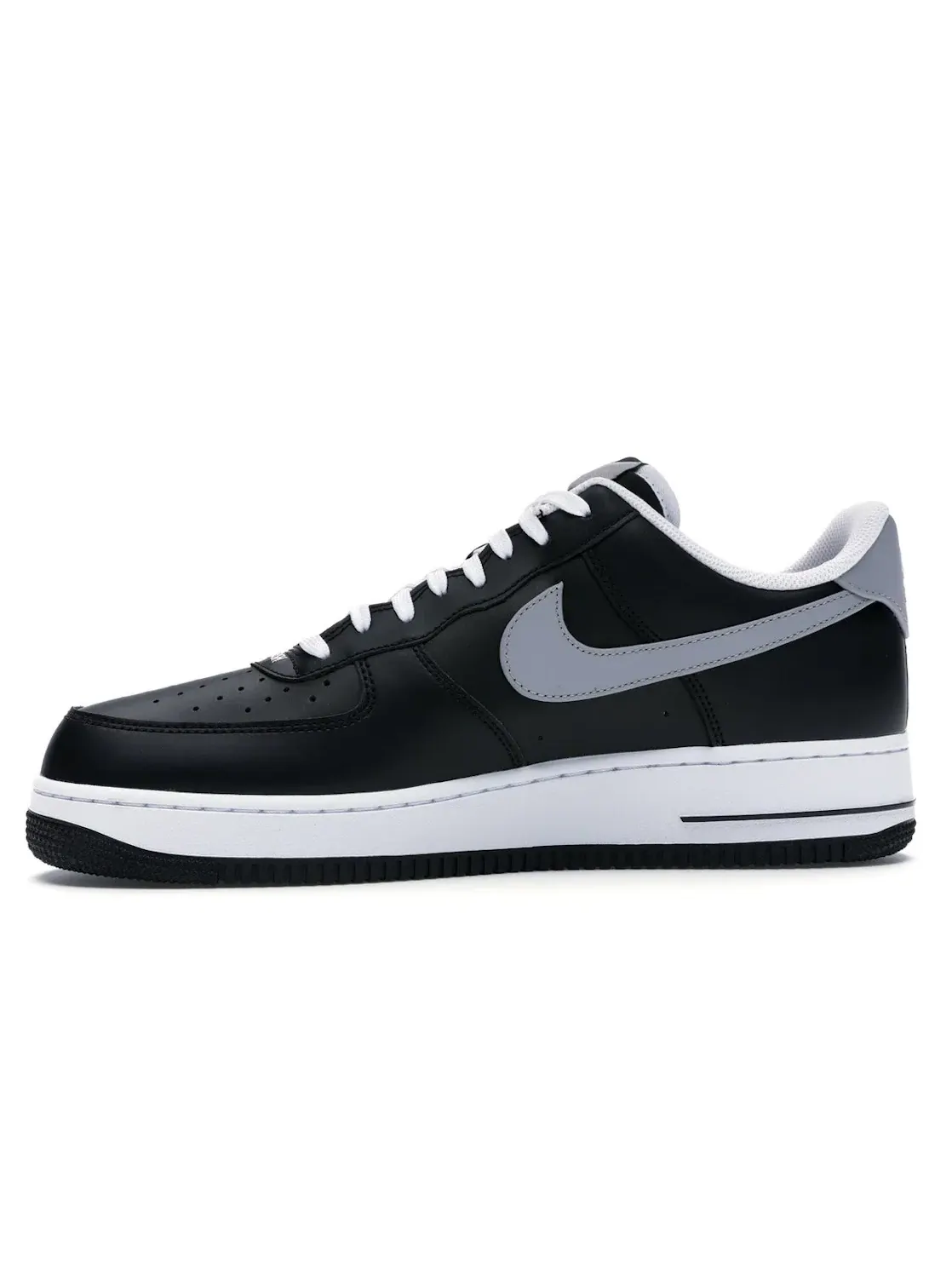 Мужские кроссовки Lifestyle с перфорацией Nike Air Force 1 Low Nike — изображение 3 из 4, черный/серый-белый