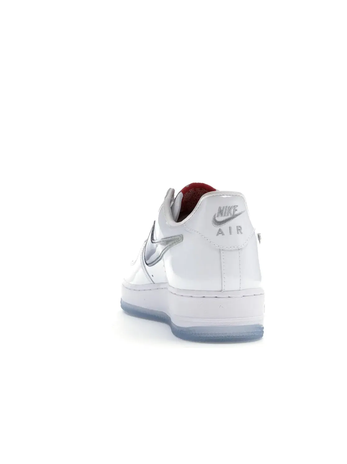Мужские кроссовки с патент-лакированным верхом Nike Air Force 1 Low — изображение 4 из 4, белый/красный