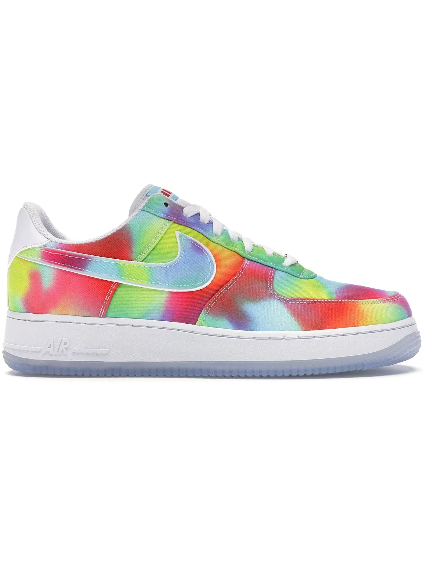 Мужские кроссовки с принтом Nike Air Force 1 Low Tie Dye Chicago — изображение 1 из 1, мульти-/белый