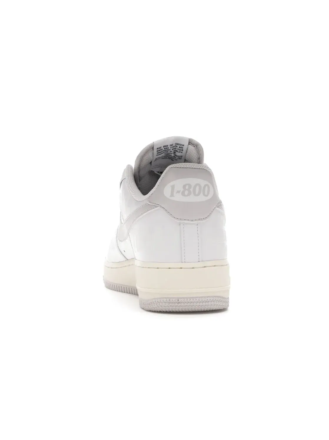 Мужские кроссовки с принтом Nike Air Force 1 Low Nike — изображение 4 из 4, белый/серый--черный