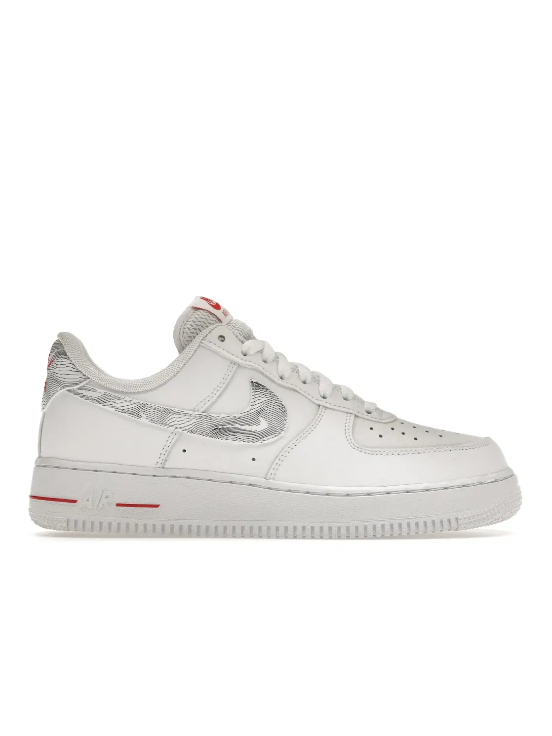 Мужские кроссовки Lifestyle Nike Air Force 1 Low — изображение 1 из 4, белый/черный/красный