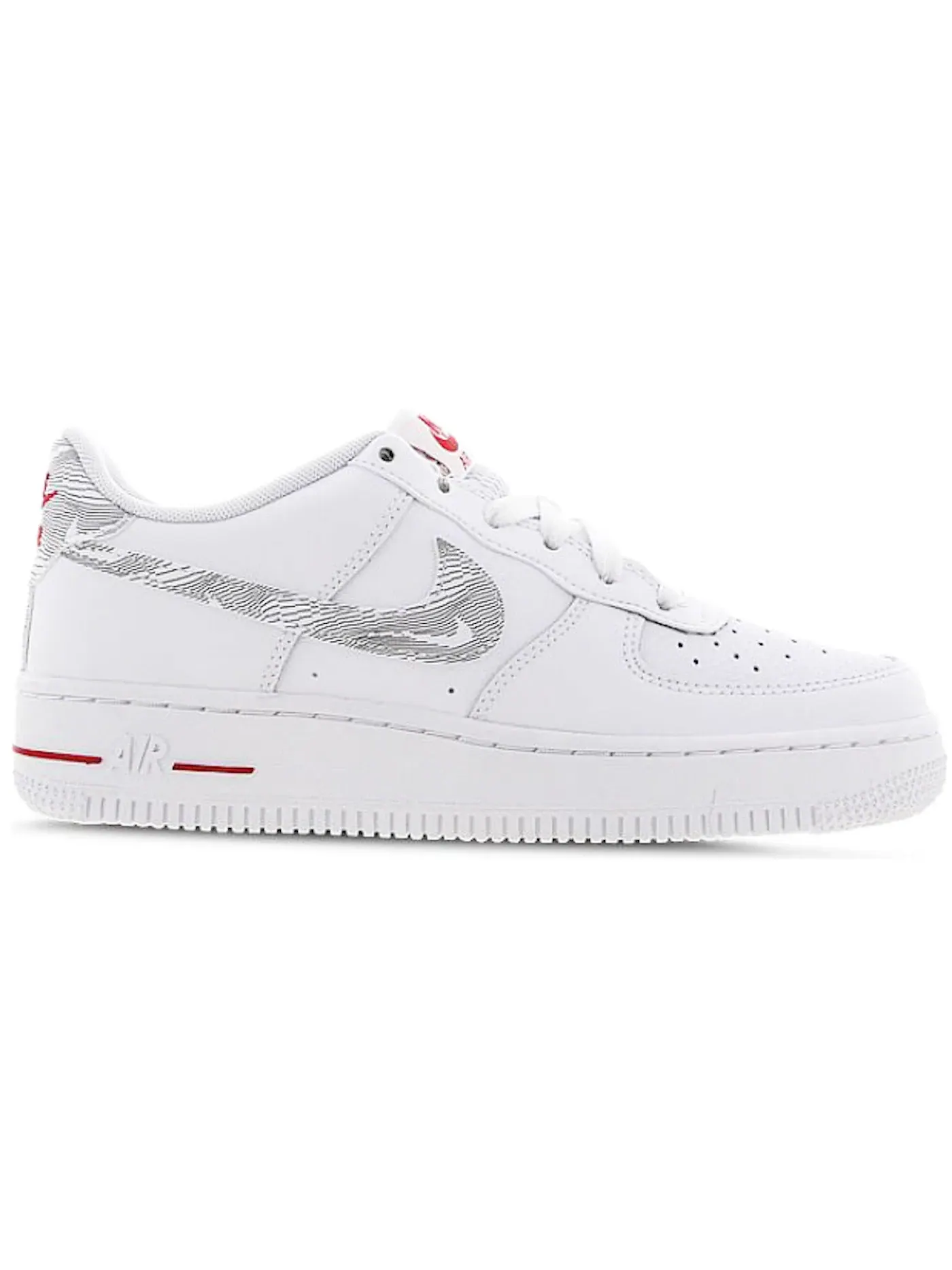Детские кроссовки Lifestyle Nike Air Force 1 Low — изображение 1 из 1, белый/белый-красный