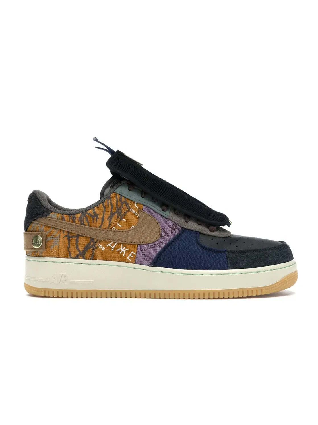 Мужские кроссовки с принтом Nike Air Force 1 Low Travis Scott Cactus Jack — изображение 1 из 4, мульти