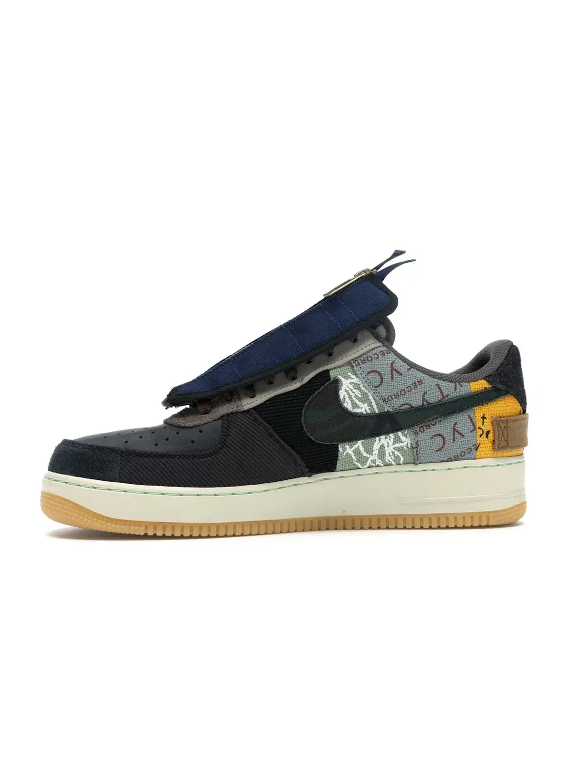 Мужские кроссовки с принтом Nike Air Force 1 Low Travis Scott Cactus Jack — изображение 3 из 4, мульти