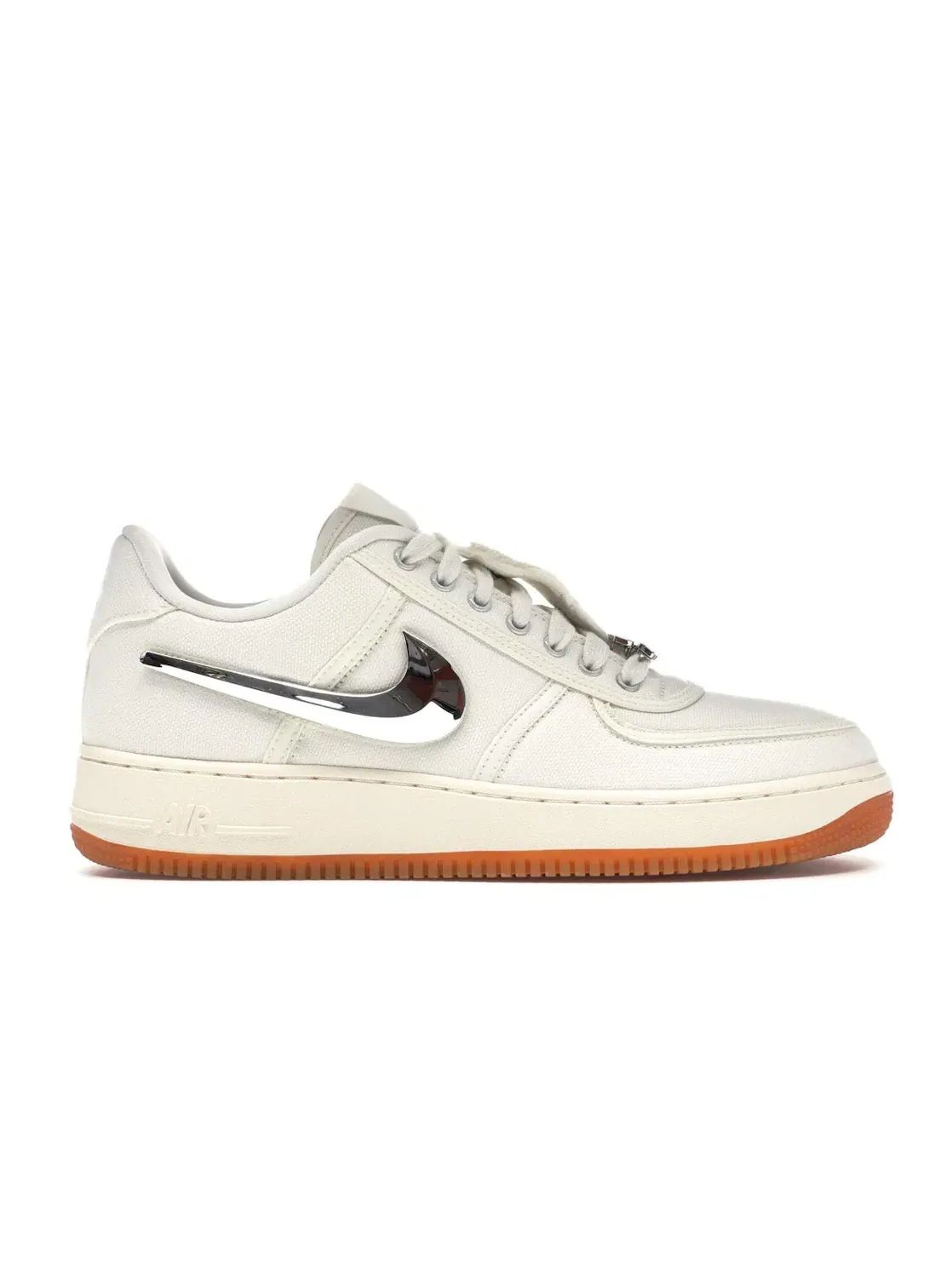 Мужские кроссовки с принтом Nike Air Force 1 Low Travis Scott Sail — изображение 1 из 4, светлый коричневый