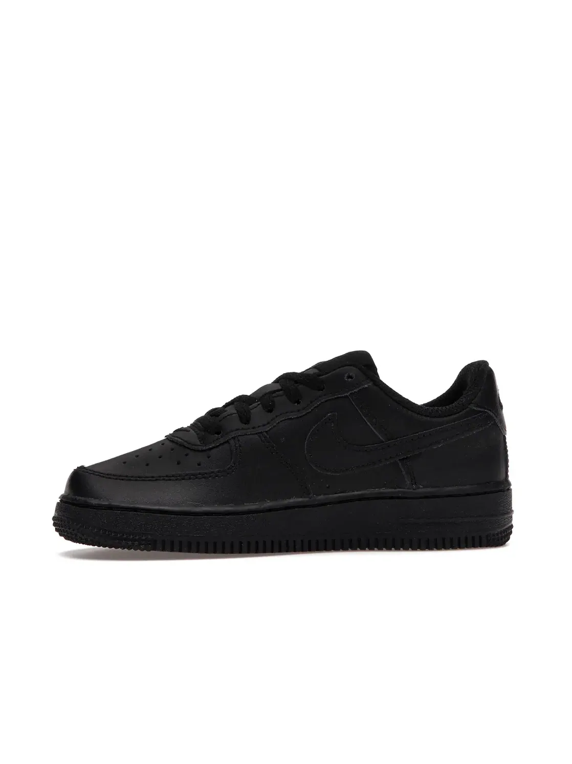 Детские кроссовки Nike Air Force 1 Low Triple Black 2017 PS — изображение 3 из 4, черный/черный-черный