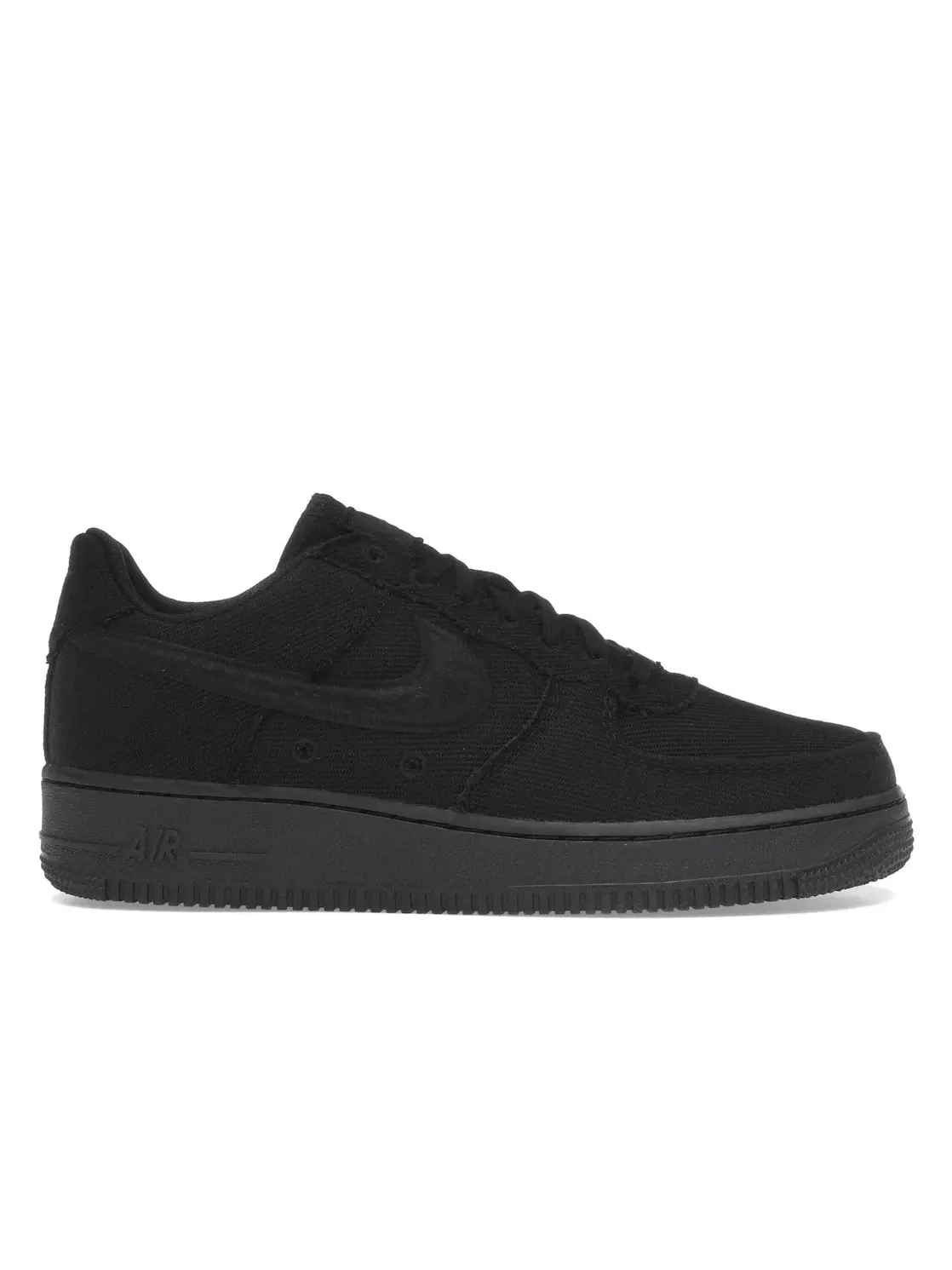 Мужские кроссовки Lifestyle из канваса Nike Air Force 1 Low — изображение 1 из 4, черный/черный