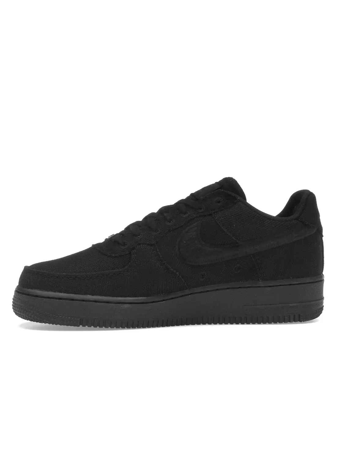 Мужские кроссовки Lifestyle из канваса Nike Air Force 1 Low — изображение 3 из 4, черный/черный