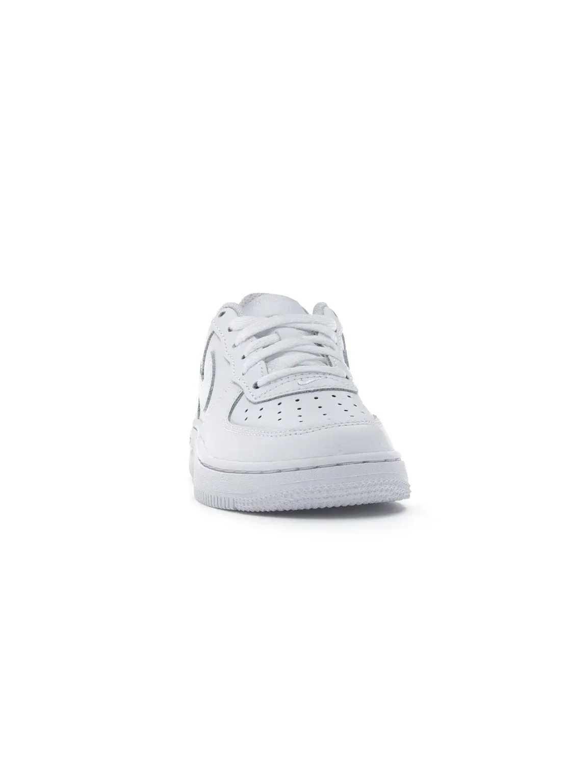 Детские кроссовки для мальчиков с перфорированным носком Nike Air Force 1 Low — изображение 2 из 4, белый/белый-белый