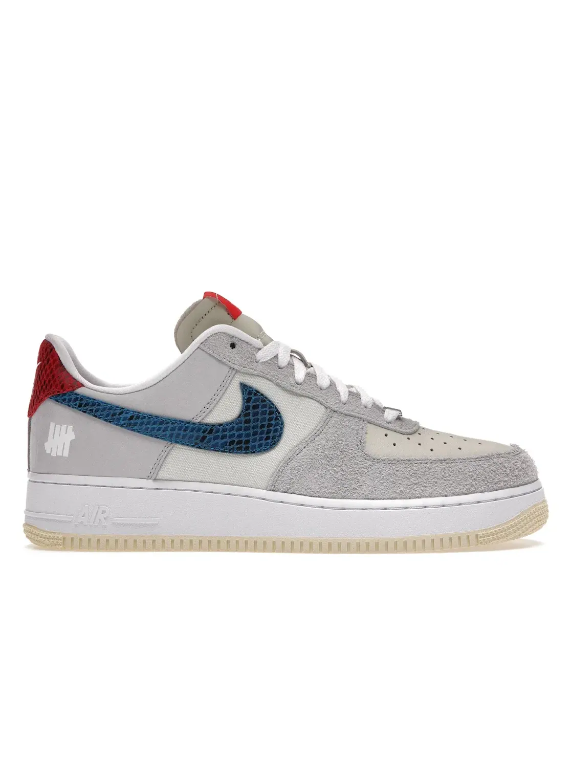 Мужские кроссовки Lifestyle Nike Air Force 1 Low SP Undefeated 5 On It — изображение 1 из 4, серый/синий