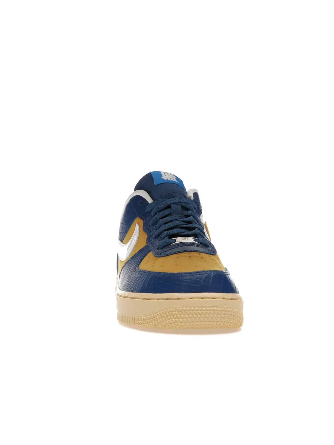 Мужские кроссовки Lifestyle с принтом Nike Air Force 1 Low SP Undefeated 5 On It Blue Yellow Croc — изображение 2 из 4