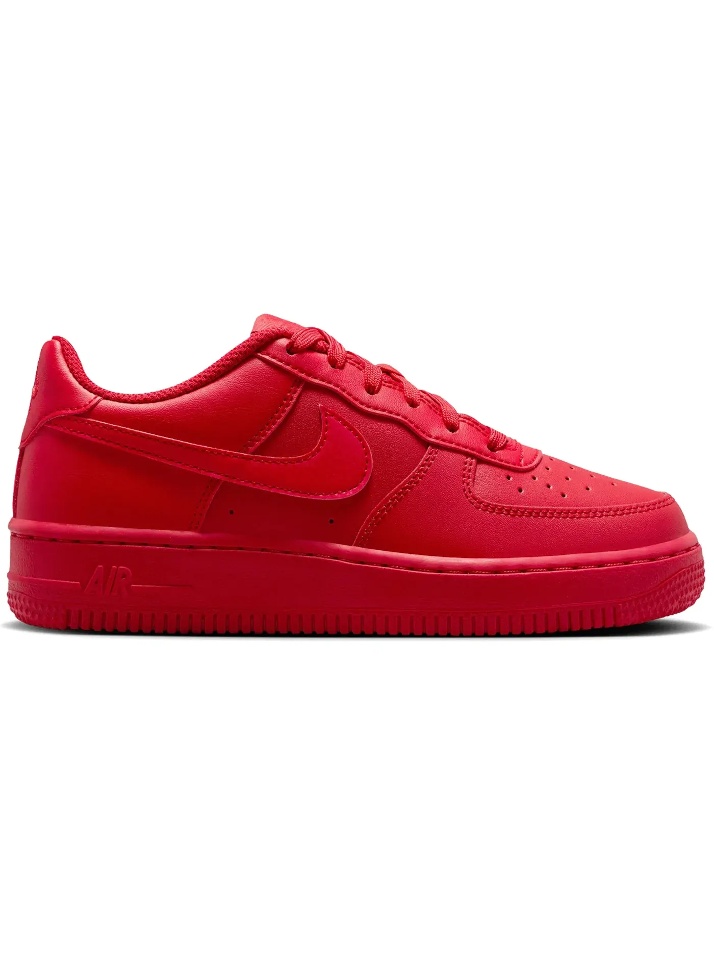 Детские кроссовки Lifestyle с принтом Nike Nike Air Force 1 Low — изображение 1 из 1, красный/черный/красный
