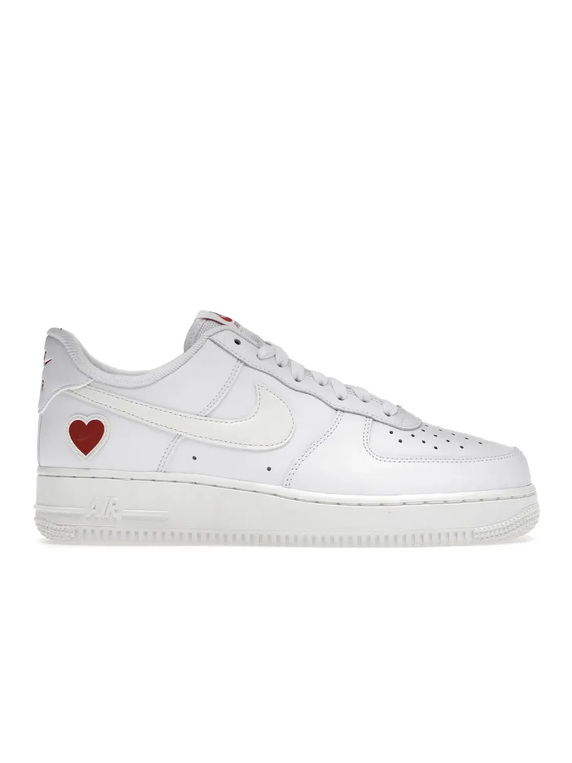 Мужские кроссовки кожаные Nike Air Force 1 Low — изображение 1 из 4, белый/кремовый/красный
