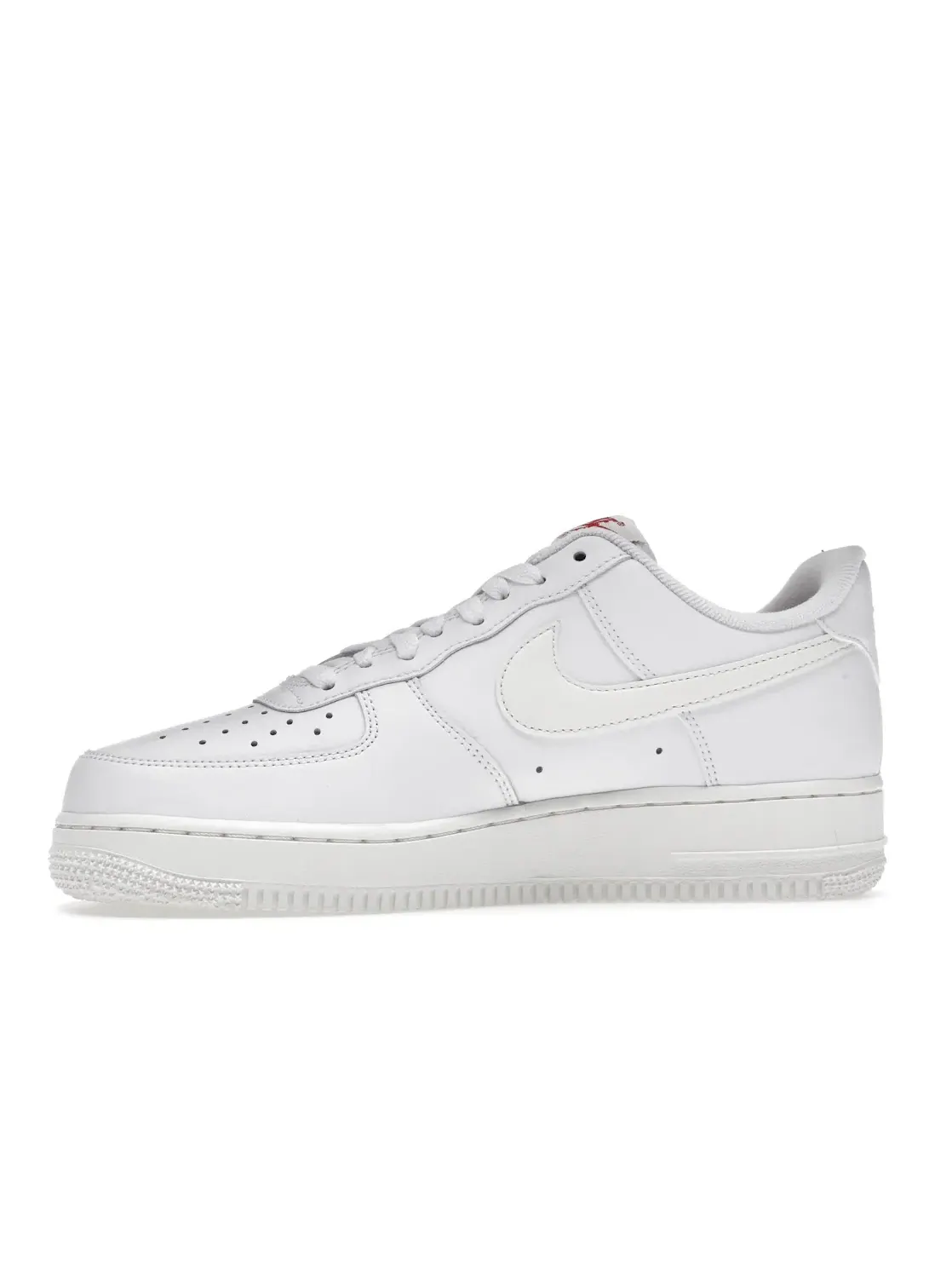 Мужские кроссовки кожаные Nike Air Force 1 Low — изображение 3 из 4, белый/кремовый/красный