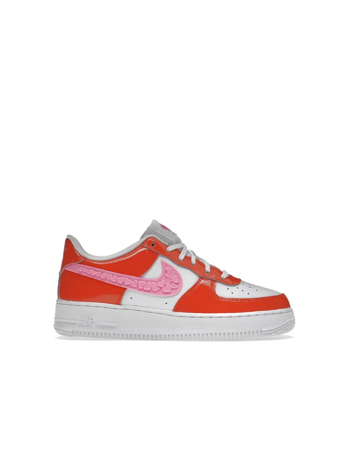 Детские кроссовки для мальчиков и девочек с принтом Nike Air Force 1 Low Nike — изображение 1 из 4, красный/розовый/белый