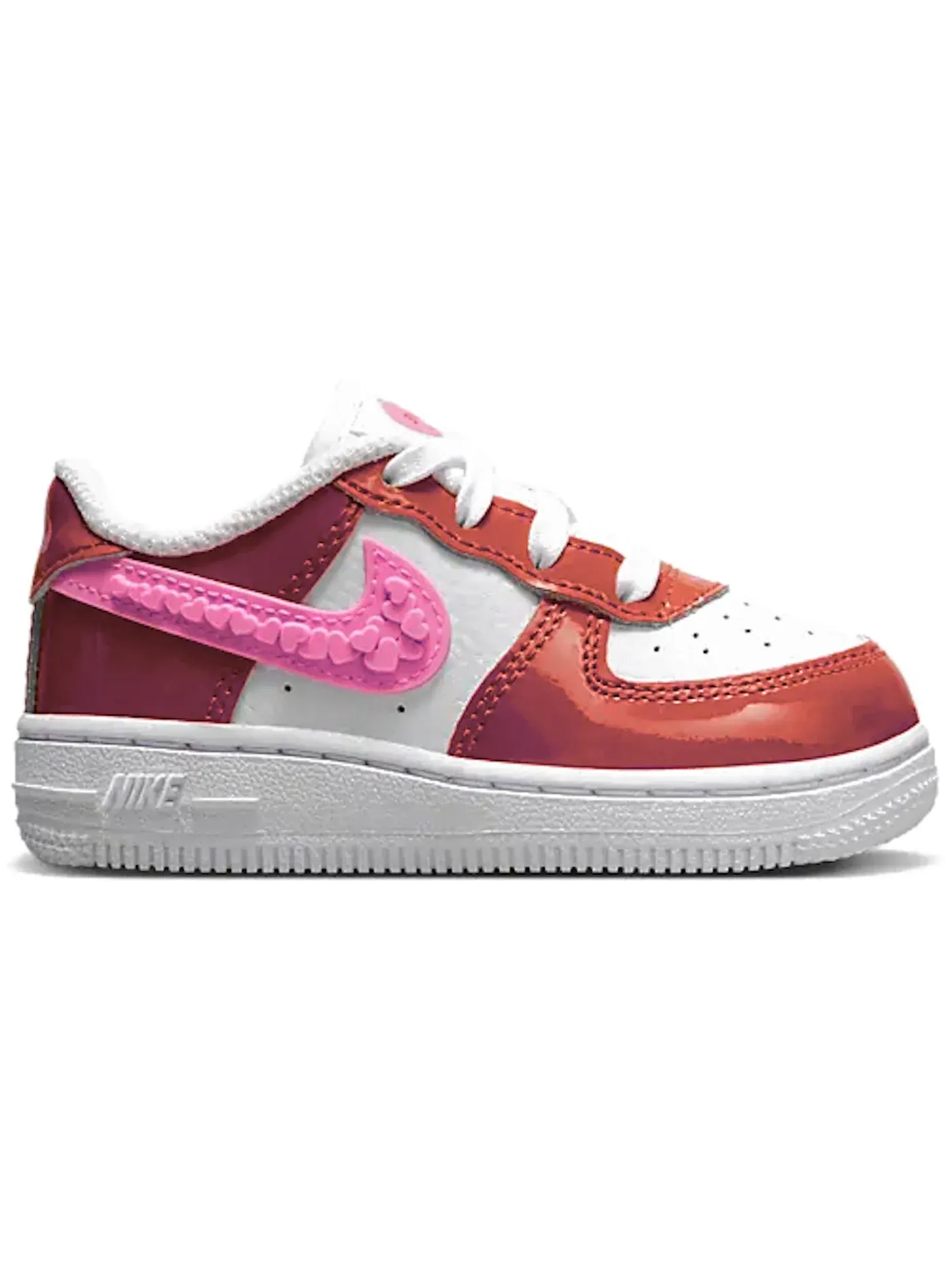 Детские кроссовки Lifestyle Nike Air Force 1 Low — изображение 1 из 1, красный/белый