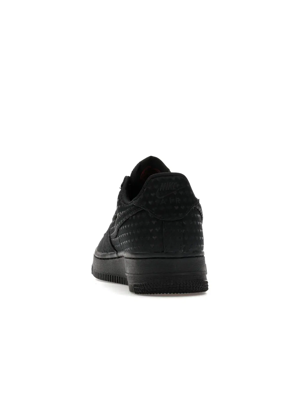 Женские кроссовки Lifestyle с перфорированным носком Nike Air Force 1 Low — изображение 4 из 4, черный/черный/красный