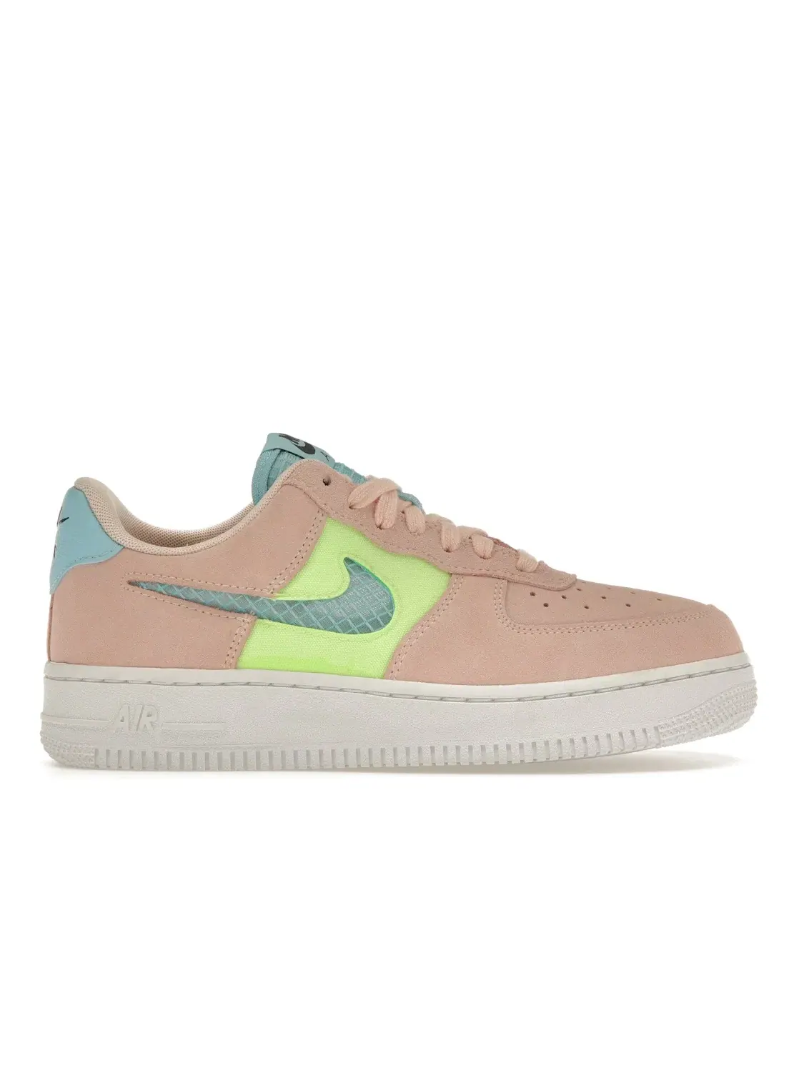 Женские кроссовки Lifestyle Nike Air Force 1 Low — изображение 1 из 4, зеленый-черный-голубой