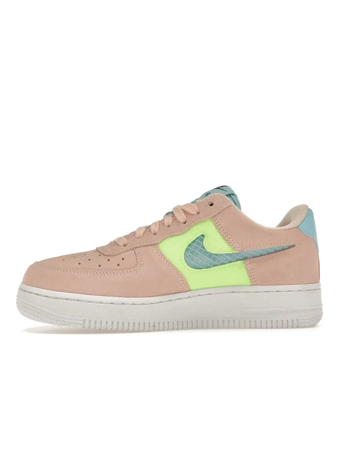 Женские кроссовки Lifestyle Nike Air Force 1 Low — изображение 3 из 4, зеленый-черный-голубой
