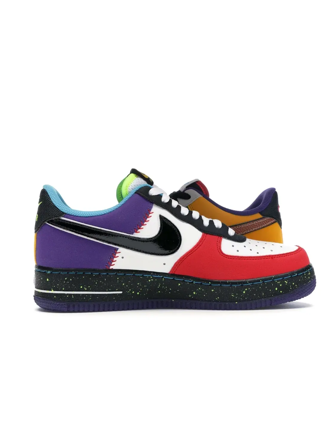 Мужские кроссовки Lifestyle с принтом Nike Air Force 1 Low What The LA Nike — изображение 3 из 4, белый/черный