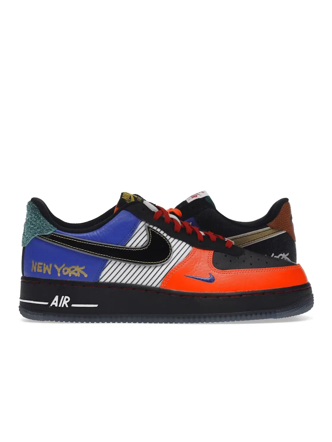 Мужские кроссовки с принтом Nike Air Force 1 Low Nike — изображение 1 из 4, белый/черный