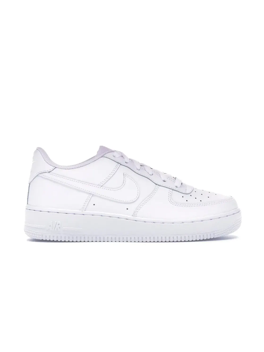 Детские кроссовки с перфорацией Nike Air Force 1 Low — изображение 1 из 4, белый/белый
