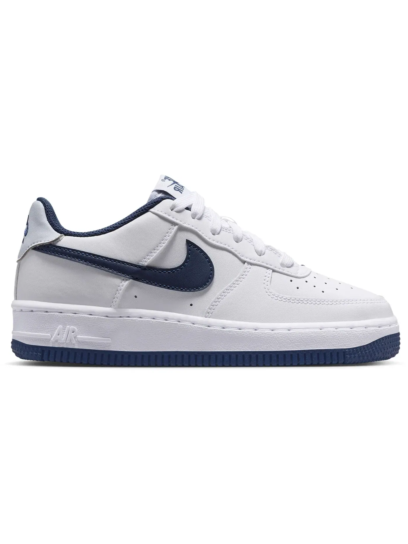 Детские кроссовки Lifestyle Nike Air Force 1 Low — изображение 1 из 1, белый/серый/темно-синий