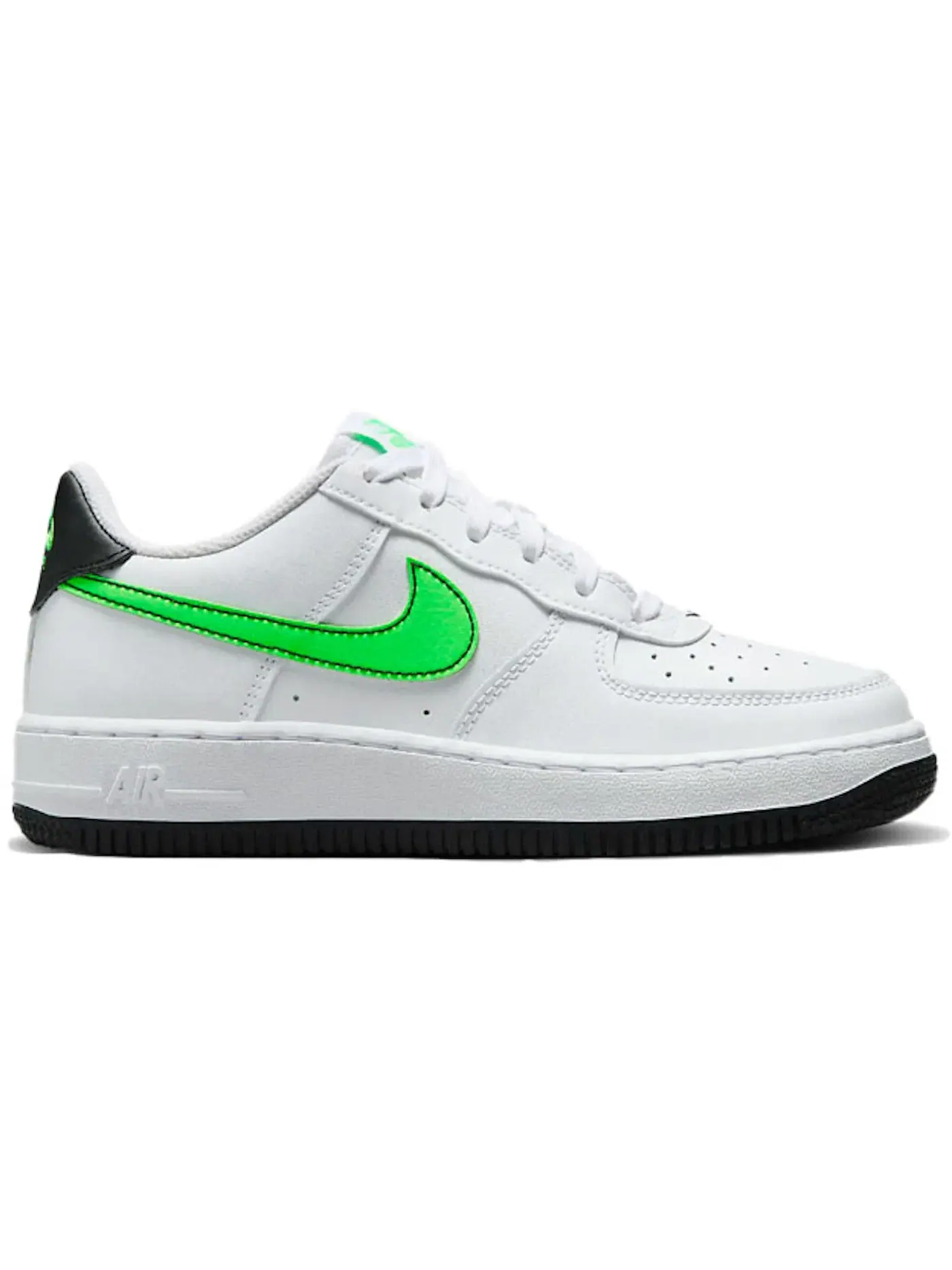 Детские кроссовки Lifestyle Nike Air Force 1 Low — изображение 1 из 1, белый/черный/зеленый