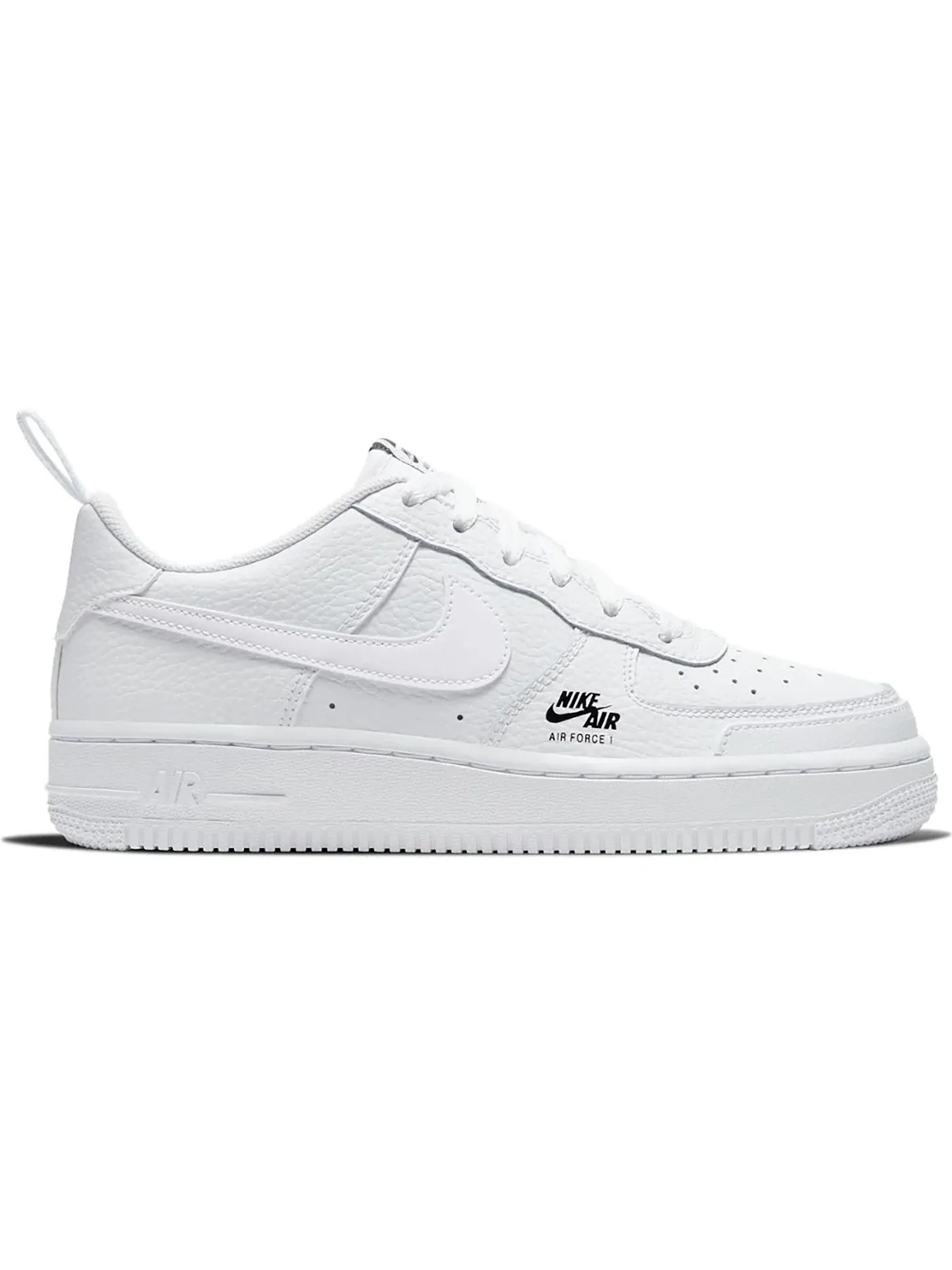 Детские кроссовки Lifestyle Nike Air Force 1 Low — изображение 1 из 1, белый/серый-черный-белый