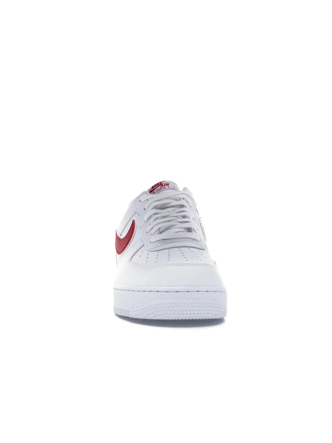 Мужские кроссовки с кожаным верхом Nike Air Force 1 Low — изображение 2 из 4, белый/красный