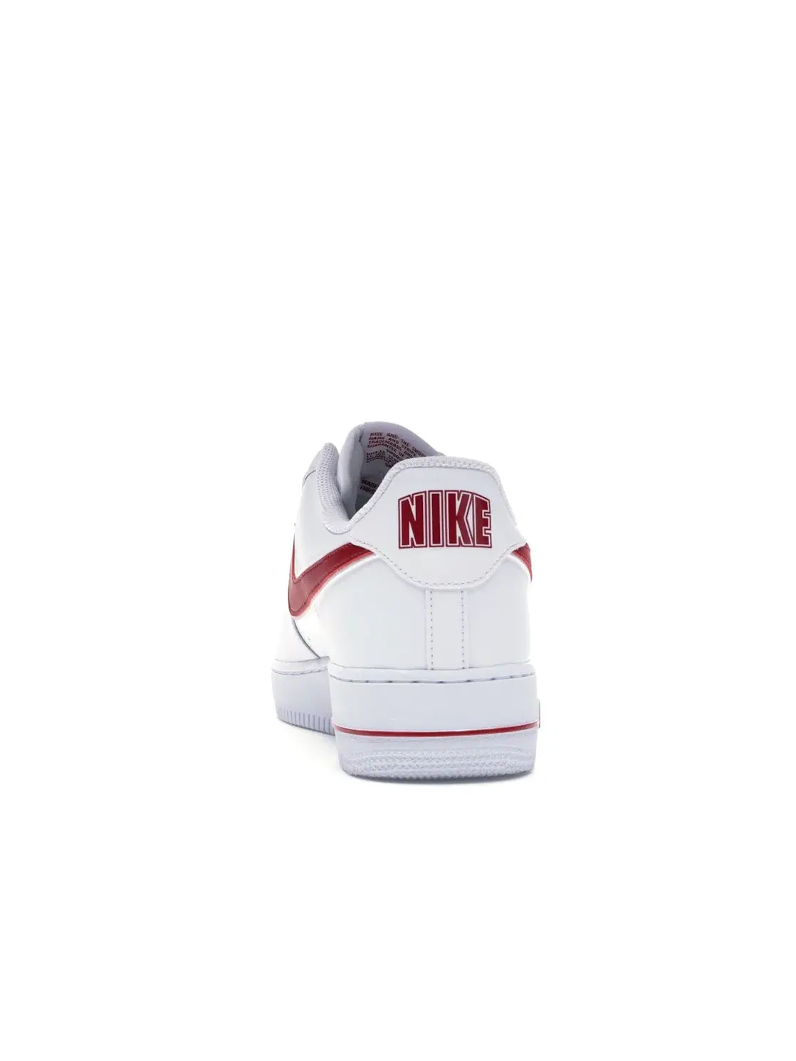 Мужские кроссовки с кожаным верхом Nike Air Force 1 Low — изображение 4 из 4, белый/красный