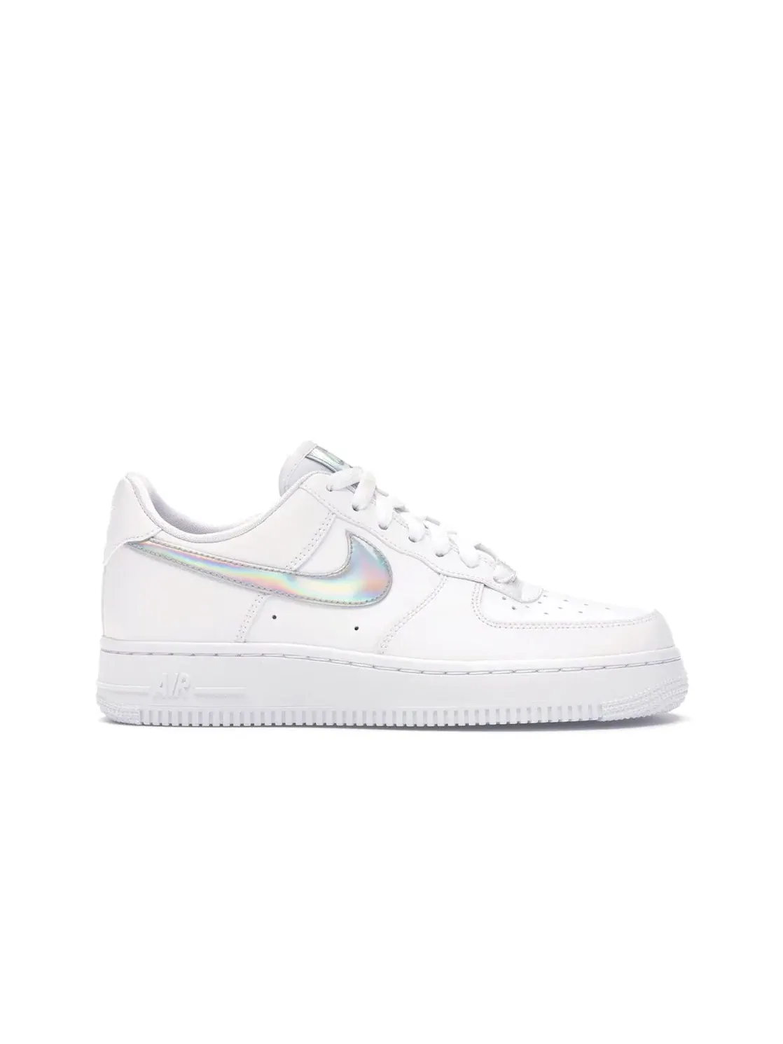 Женские кроссовки с переливающимся элементом Nike Air Force 1 Low — изображение 1 из 4, белый/белый-белый