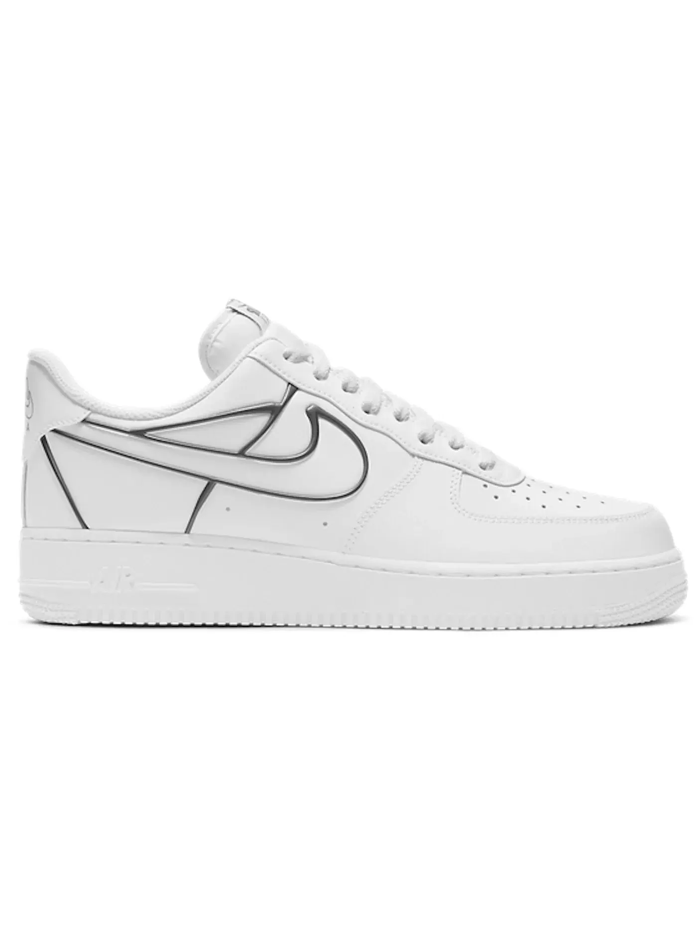 Мужские кроссовки Lifestyle Nike Air Force 1 Low — изображение 1 из 1, белый/белый/металлик