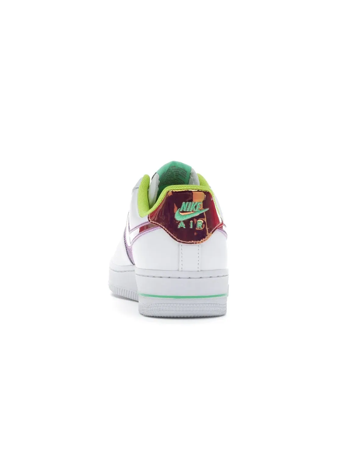 Женские кроссовки с перфорацией Nike Air Force 1 Low — изображение 4 из 4, белый/-зеленый-мульти