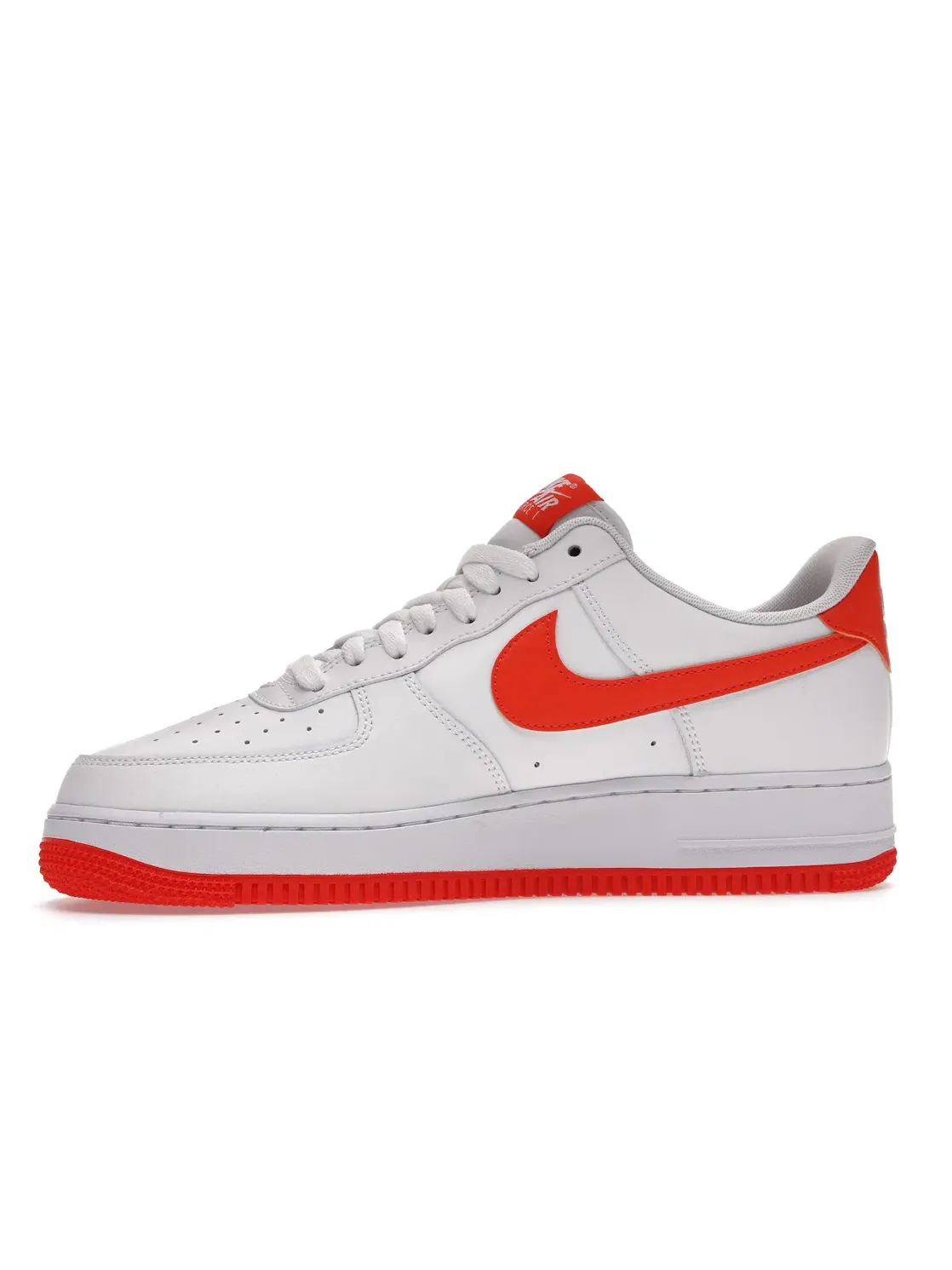 Мужские кроссовки с технологией Air-Sole Nike Air Force 1 Low — изображение 3 из 4, белый/оранжевый