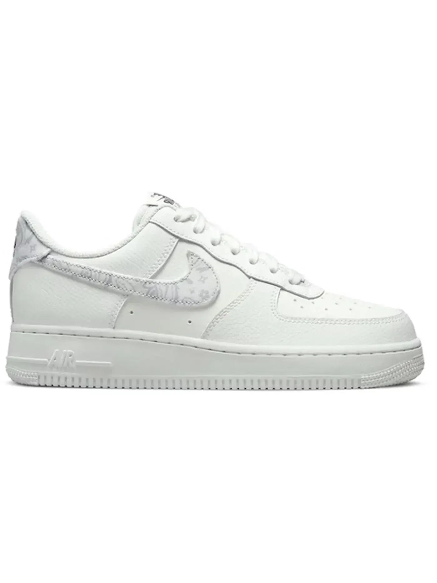 Женские кроссовки с принтом Nike Air Force 1 Low Nike — изображение 1 из 1, белый/серый-белый